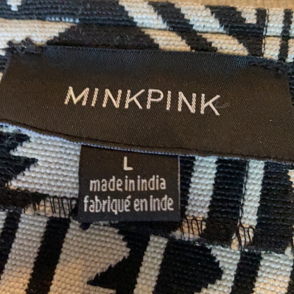 Mink Pink asymmetrical boho southwest print skirt - Picture 7 of 11